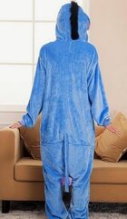 Üheosaline Kigurumi Pyjama, eesli mustriga, suurus S, 146-158cm hind ja info | Öösärgid, pidžaamad | kaup24.ee