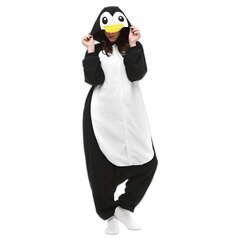 Onesies üheosaline pidžaama, pingviinimustriga, suurus S, 146-159cm hind ja info | Öösärgid, pidžaamad | kaup24.ee