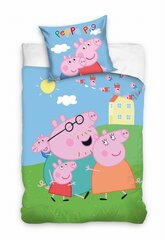 Kомплект детского постельного белья Peppa Pig 100x135+40x60см, 2 части цена и информация | Детское постельное бельё | kaup24.ee