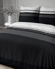 Voodipesu Satin 160x200 Mosaic Black hind ja info | Voodipesu | kaup24.ee