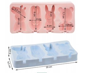 Силиконовая форма для мороженого, IcePop цена и информация | Столовые и кухонные приборы | kaup24.ee