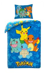 Noorte voodipesu 140X200 Pokemons Pikaczu Microfibre hind ja info | Beebide ja laste voodipesu | kaup24.ee