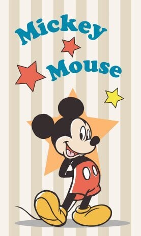 Laste rätik 30x50 Mickey Mouse 100% puuvillane 100% puuvillane hind ja info | Beebide ja laste voodipesu | kaup24.ee