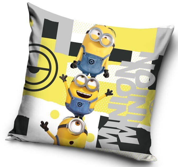 Laste padi 40x40 Minions Velvet hind ja info | Padjad | kaup24.ee