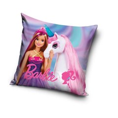 mikrokiust padjapüür Barbie Unicorn 40x40 hind ja info | Beebide ja laste voodipesu | kaup24.ee