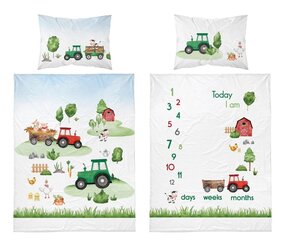 Beebi voodipesu 90x120 Safari ZOO BAWEŁNA hind ja info | Beebide ja laste voodipesu | kaup24.ee