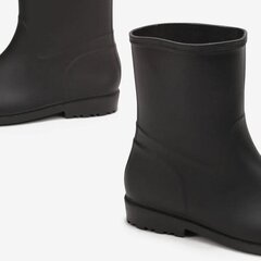 Peris Black Wellingtons 38 DC26 BLACK 38 hind ja info | Naiste kummikud | kaup24.ee