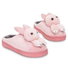 Женские тапочки Lapiti с кроликом розовые 38/39 KP08-12 D PINK 38/39 цена и информация | Шлепанцы, тапочки для женщин | kaup24.ee