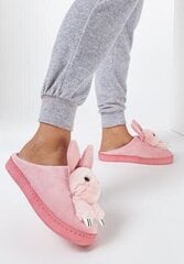 Женские тапочки Lapiti с кроликом розовые 40/41 KP08-12 D PINK 40/41 цена и информация | Шлепанцы, тапочки для женщин | kaup24.ee