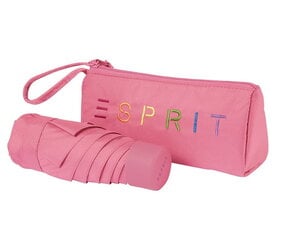 Esprit Gift Pocket UmbrellaUltra Mini Pouch värviline logo carmine rose 58664 hind ja info | Naiste vihmavarjud | kaup24.ee