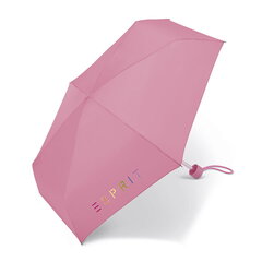 Esprit Gift Pocket UmbrellaUltra Mini Pouch värviline logo carmine rose 58664 hind ja info | Naiste vihmavarjud | kaup24.ee