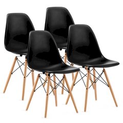 Комплект обеденных стульев для гостиной, 4 шт. цена и информация | Стулья для кухни и столовой | kaup24.ee
