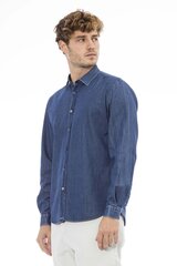 Distretto12 - C2U CA0643 C0009DD01 - Sinine C2UCA0643C0009DD01_0001DENIM-M цена и информация | Мужские рубашки | kaup24.ee