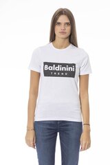 Baldinini Trend - TSD07_MANTOVA - Valge TSD07_MANTOVA_BiancoWhite-XL hind ja info | Naiste T-särgid, topid | kaup24.ee