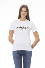 Baldinini Trend - TSD04_MANTOVA - Valge TSD04_MANTOVA_BiancoWhite-XL hind ja info | Naiste T-särgid, topid | kaup24.ee