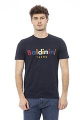 Baldinini Trend - TRU542_COMO - Sinine TRU542_COMO_BLU7-XS hind ja info | Meeste T-särgid | kaup24.ee