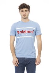 Baldinini Trend - TSU540_COMO - Sinine TSU540_COMO_Oceano3-XXL цена и информация | Мужские футболки | kaup24.ee