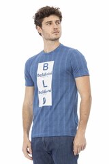 Baldinini Trend - TSU538_COMO - Sinine TSU538_COMO_QuadroAzzurro18-XL цена и информация | Мужские футболки | kaup24.ee