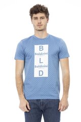 Baldinini Trend - TSU538_COMO - Sinine TSU538_COMO_Azzurro26-XXL цена и информация | Мужские футболки | kaup24.ee