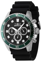 Invicta - 4608 - Must 46086 цена и информация | Мужские часы | kaup24.ee