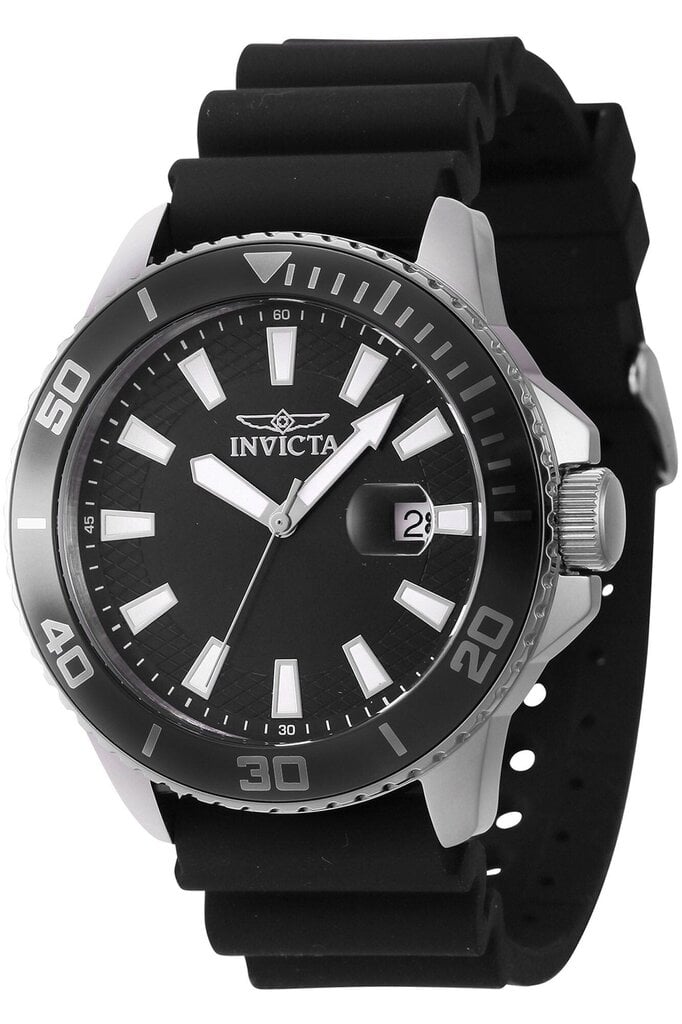 Invicta - 4608 - Must 46087 цена и информация | Meeste käekellad | kaup24.ee