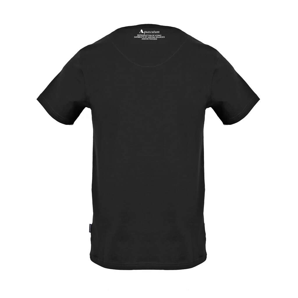 Aquascutum - T00623 - Must T00623_99-XXL цена и информация | Meeste T-särgid | kaup24.ee