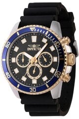 Invicta - 4612 - Must 46121 цена и информация | Мужские часы | kaup24.ee