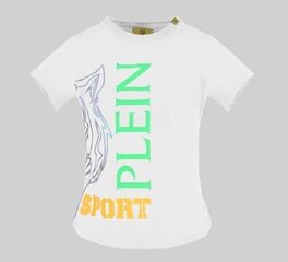 Plein Sport - DTPS3010 - Valge DTPS3010_01-XL цена и информация | Женские футболки | kaup24.ee