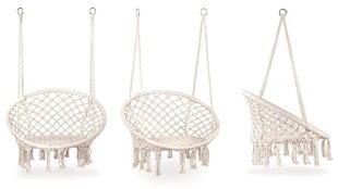 Boho ripptool, aiakiik, roosipesa, Modern Home GW-0761, valge hind ja info | Aiamööbli komplektid | kaup24.ee