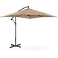 Ruudukujuline vihmavari, Uniprodo UNI_UMBRELLA_SQ250DG_N1, 250 cm. x 250 cm., hallikaspruun hind ja info | Varikatused ja aiapaviljonid | kaup24.ee