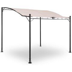 Садовый навес отдельно стоящая беседка, Uniprodo UNI_GAZEBO_ 3X2.5G1, 2,6 м. х 3 м. х 2,5 м., крем цена и информация | Беседки, навесы, тенты | kaup24.ee