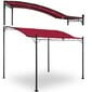 Aia varjualune vabalt seisev pergola, Uniprodo UNI_GAZEBO_ 3X2.5G1, 2,6 m. x 3 m. x 2,5 m., punane hind ja info | Varikatused ja aiapaviljonid | kaup24.ee