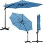 Aiavarju, ümmargune, UNI_UMBRELLA_2R300BL_N1, 300 cm. läbimõõduga, sinine hind ja info | Päikesevarjud, markiisid ja alused | kaup24.ee