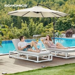 Зонт Songmics, 300x245 см, бежевый цена и информация | Зонты, маркизы, стойки | kaup24.ee