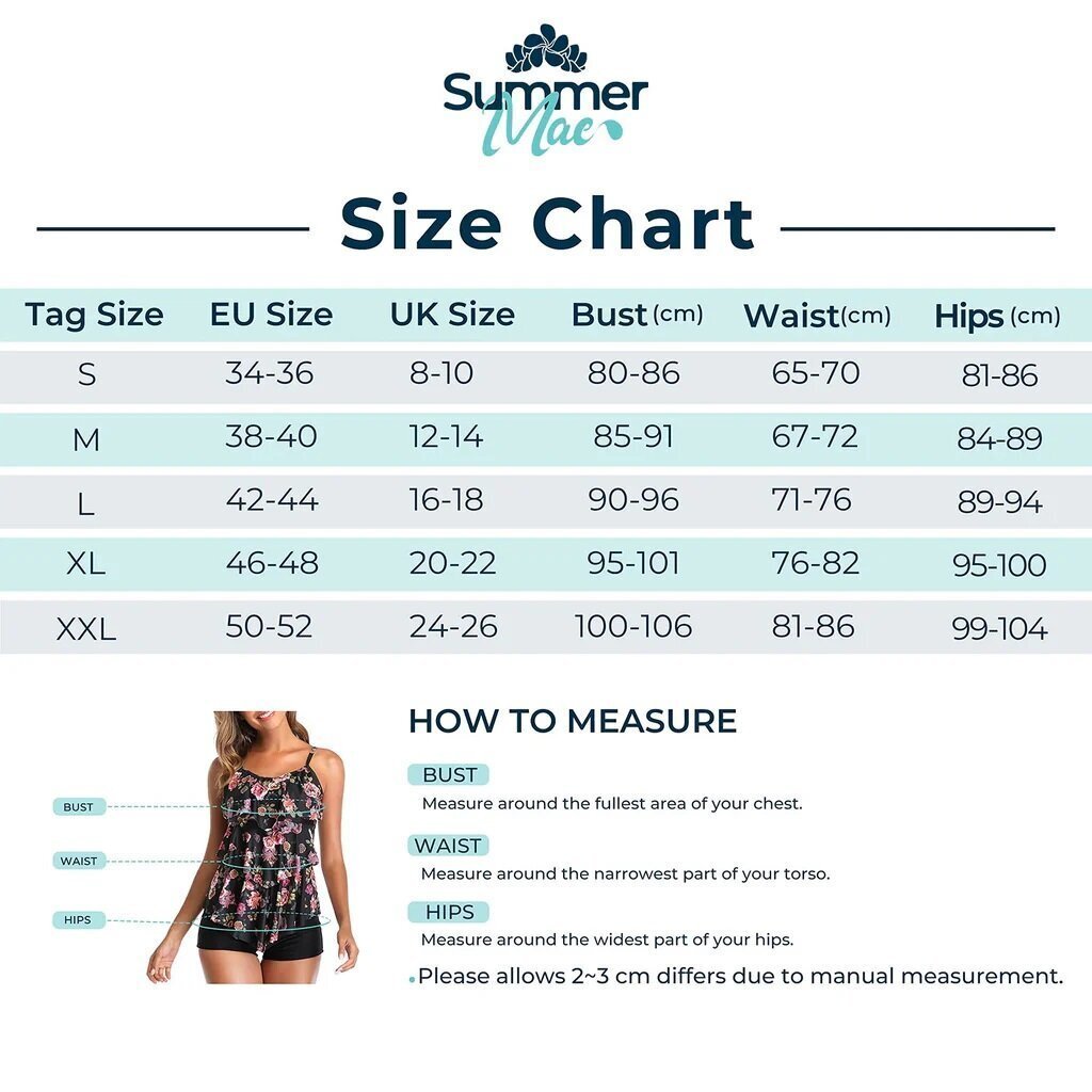 Ujumisriided naistele Summer Mae, sinine hind ja info | Naiste ujumisriided | kaup24.ee