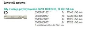 BIT-CHECK 6 PUIT TX HF 1 SB OTSIKOMPLEKT, 6 TÜKKI. 05073639001 WERA hind ja info | Käsitööriistad | kaup24.ee