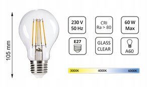 Ripplaevalgusti lühter must klaastoru 535-EG3 LED E27 hind ja info | Rippvalgustid | kaup24.ee