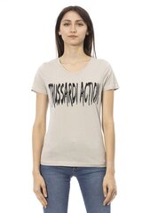 Trussardi Action - 2BT26 - Pruun 2BT26_04Sand-XXL цена и информация | Женские футболки | kaup24.ee