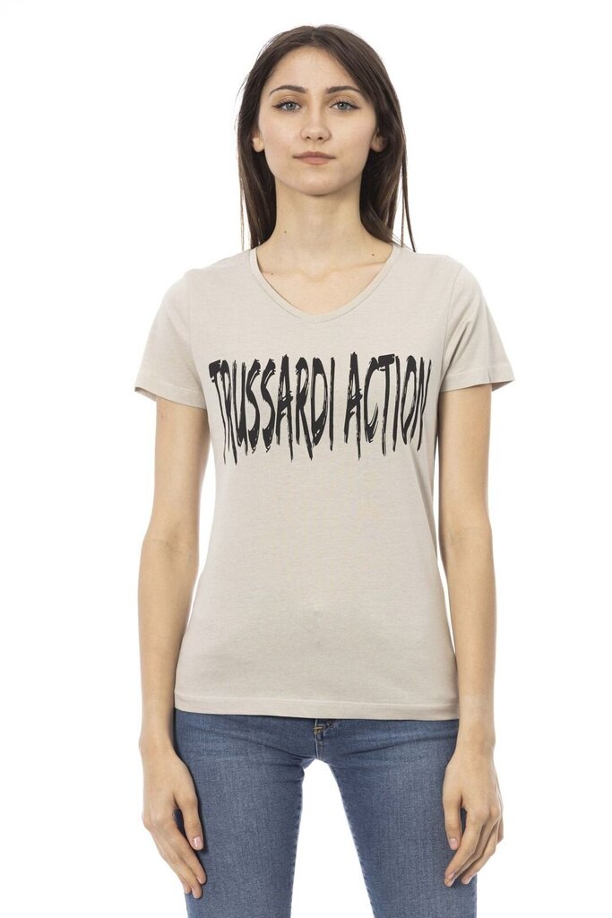 Trussardi Action - 2BT26 - Pruun 2BT26_04Sand-XXL цена и информация | Naiste T-särgid, topid | kaup24.ee