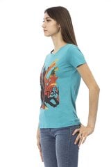 Trussardi Action - 2BT13 - Sinine 2BT13_72Turquoise-XXL цена и информация | Женские футболки | kaup24.ee