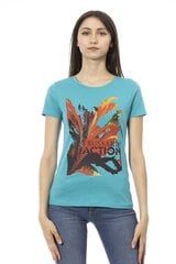 Trussardi Action - 2BT13 - Sinine 2BT13_72Turquoise-XXL цена и информация | Женские футболки | kaup24.ee