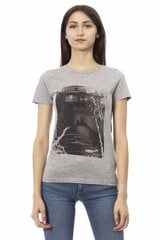 Trussardi Action - 2BT07 - Hall 2BT07_12Grey-XXL цена и информация | Женские футболки | kaup24.ee