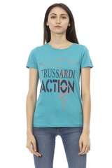 Trussardi Action - 2BT02 - Sinine 2BT02_72Turquoise-XXL цена и информация | Женские футболки | kaup24.ee