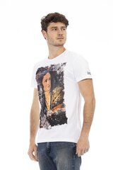 Trussardi Action - 2AT21 - Valge 2AT21_01White-3XL цена и информация | Мужские футболки | kaup24.ee