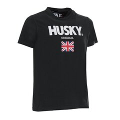 Husky - HS23BEUTC35CO177-JOHN - Must HS23BEUTC35CO177-JOHN-C002-F5-56 цена и информация | Мужские футболки | kaup24.ee