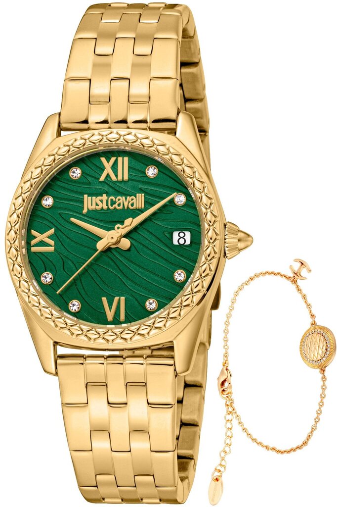 Just Cavalli - JC1L312M - Kollane JC1L312M0075 hind ja info | Naiste käekellad | kaup24.ee