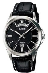 Casio - MTP-1381L - Must MTP-1381L-1A цена и информация | Мужские часы | kaup24.ee