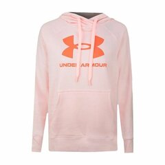 Dressipluus kapuutsiga, naiste Under Armour Rival Fleece Roosa hind ja info | Naiste pusad | kaup24.ee