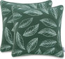 Ameliahome CUS/AH/VELVET/CALM/BOTTLEGREEN/PIPING/45X45*2 цена и информация | Dekoratiivpadjad ja padjakatted | kaup24.ee