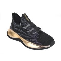 zenobi - INT-ZE042 - Must INT-ZE042998_BLACK-GOLD-EU 46 hind ja info | Spordi- ja vabaajajalatsid meestele | kaup24.ee